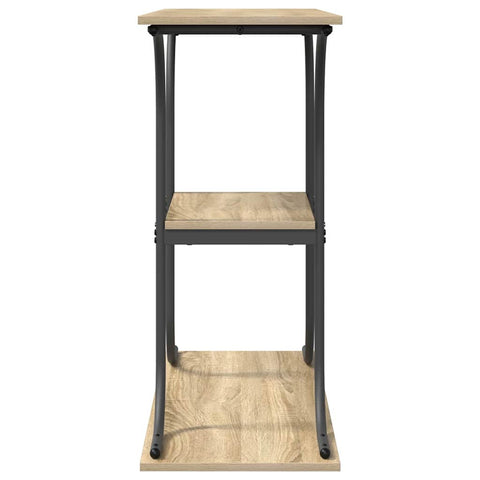 vidaXL Console Table Sonoma oak 101 x 35 x 80.5 cm Engineered wood