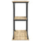 vidaXL Console Table Sonoma oak 101 x 35 x 80.5 cm Engineered wood