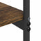 vidaXL Console Table Smoked oak 101 x 35 x 80.5 cm Engineered wood