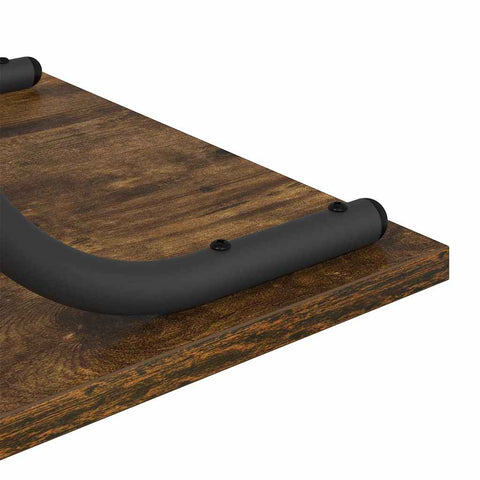 vidaXL Console Table Smoked oak 101 x 35 x 80.5 cm Engineered wood
