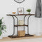 vidaXL Console Table Smoked oak 101 x 35 x 80.5 cm Engineered wood