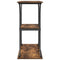 vidaXL Console Table Smoked oak 101 x 35 x 80.5 cm Engineered wood