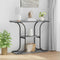 vidaXL Console Table Grey sonoma 101 x 35 x 80.5 cm Engineered wood