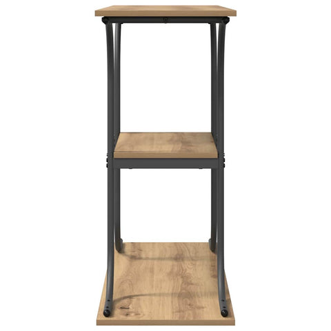 vidaXL Console Table Artisan oak 101 x 35 x 80.5 cm Engineered wood
