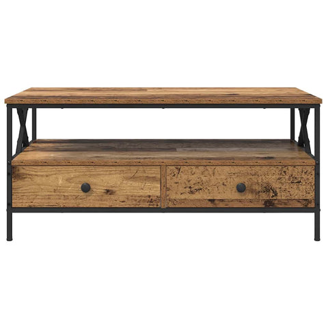 vidaXL Coffee Table Old wood 100 x 51 x 45 cm Engineered wood