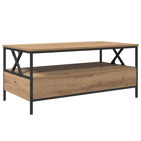 vidaXL Coffee Table Artisan oak 100 x 51 x 45 cm Engineered wood
