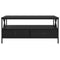 vidaXL Coffee Table Black oak 100 x 51 x 45 cm Engineered wood