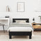 vidaXL Bed Frame with Headboard Black Oak 90 x 200 cm Engineered Wood
