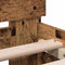vidaXL Bed Frame with Headboard Old wood 90 x 190 cm Engineered Wood