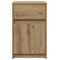 vidaXL Bedside Cabinet Artisan oak 38 x 34 x 61 cm Particle board