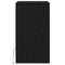 vidaXL Bedside Cabinet 2 pcs Black oak 38 x 34 x 61 cm Particle board