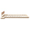 vidaXL Floor Bed Frame with Bedside Tables 150x200cm Solid Wood