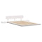 vidaXL Floor Bed Frame with Bedside Tables White 135x190cm Solid Wood