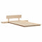 vidaXL Floor Bed Frame with Bedside Tables 100x200cm Solid Wood