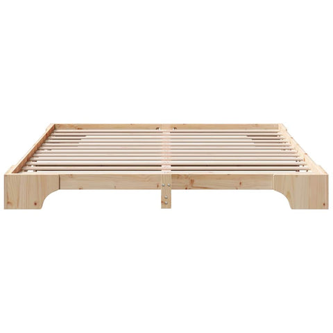 vidaXL Bed Frame Solid Pine Wood 200 x 200 cm Solid pine wood