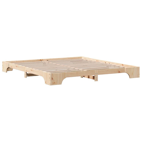 vidaXL Bed Frame Solid Pine Wood 180 x 200 cm Solid pine wood