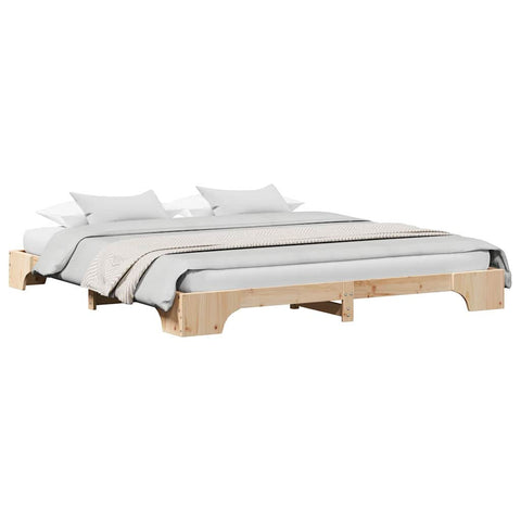 vidaXL Bed Frame Solid Pine Wood 180 x 200 cm Solid pine wood