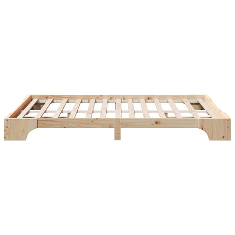 vidaXL Bed Frame Solid Pine Wood 140 x 200 cm Solid pine wood