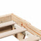 vidaXL Bed Frame Solid Pine Wood 135 x 190 cm Solid pine wood