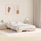 vidaXL Bed Frame Solid Pine Wood 135 x 190 cm Solid pine wood