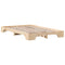 vidaXL Bed Frame Solid Pine Wood 135 x 190 cm Solid pine wood
