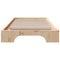vidaXL Bed Frame Solid Pine Wood 90 x 190 cm Solid pine wood