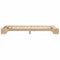 vidaXL Bed Frame Solid Pine Wood 90 x 190 cm Solid pine wood