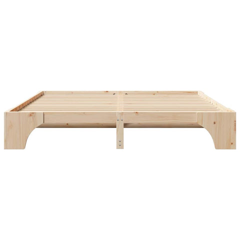 vidaXL Bed Frame Solid Pine Wood 200 x 200 cm Solid pine wood