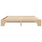 vidaXL Bed Frame Solid Pine Wood 200 x 200 cm Solid pine wood