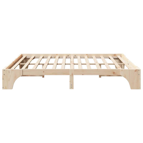 vidaXL Bed Frame Solid Pine Wood 200 x 200 cm Solid pine wood