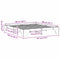 vidaXL Bed Frame Wax brown 180 x 200 cm Solid pine wood