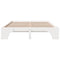vidaXL Bed Frame White 160 x 200 cm Solid pine wood