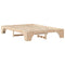 vidaXL Bed Frame Solid Pine Wood 140 x 200 cm Solid pine wood