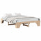 vidaXL Bed Frame Solid Pine Wood 140 x 200 cm Solid pine wood