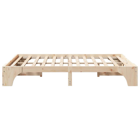 vidaXL Bed Frame Solid Pine Wood 140 x 200 cm Solid pine wood