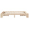 vidaXL Bed Frame Solid Pine Wood 120 x 200 cm Solid pine wood