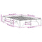 vidaXL Bed Frame Solid Pine Wood 140 x 190 cm Solid pine wood