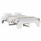 vidaXL Bed Frame White 120 x 190 cm Solid pine wood