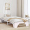 vidaXL Bed Frame White 100 x 200 cm Solid pine wood