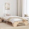 vidaXL Bed Frame Solid Pine Wood 90 x 190 cm Solid pine wood