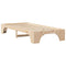 vidaXL Bed Frame Solid Pine Wood 90 x 190 cm Solid pine wood