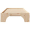 vidaXL Bed Frame Solid Pine Wood 90 x 190 cm Solid pine wood