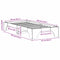 vidaXL Bed Frame Solid Pine Wood 90 x 190 cm Solid pine wood