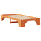 vidaXL Bed Frame Wax brown 75 x 190 cm Solid pine wood