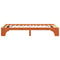 vidaXL Bed Frame Wax brown 75 x 190 cm Solid pine wood