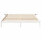 vidaXL Bed Frame with Bedside Tables White 200 x 200 cm White