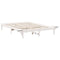 vidaXL Bed Frame with Bedside Tables White 140 x 200 cm White