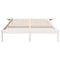 vidaXL Bed Frame with Bedside Tables White 140 x 200 cm White