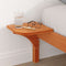 vidaXL Bed Frame with Bedside Tables Brown 140 x 200 cm Wax brown