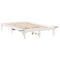 vidaXL Bed Frame with Bedside Tables White 140 x 190 cm White